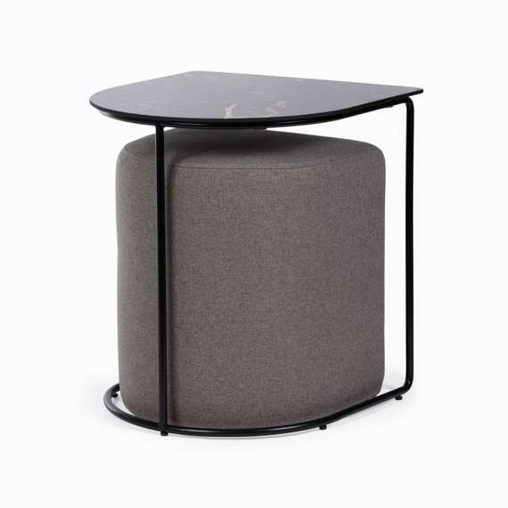 Кофейный стол с пуфом Eglens 44х42