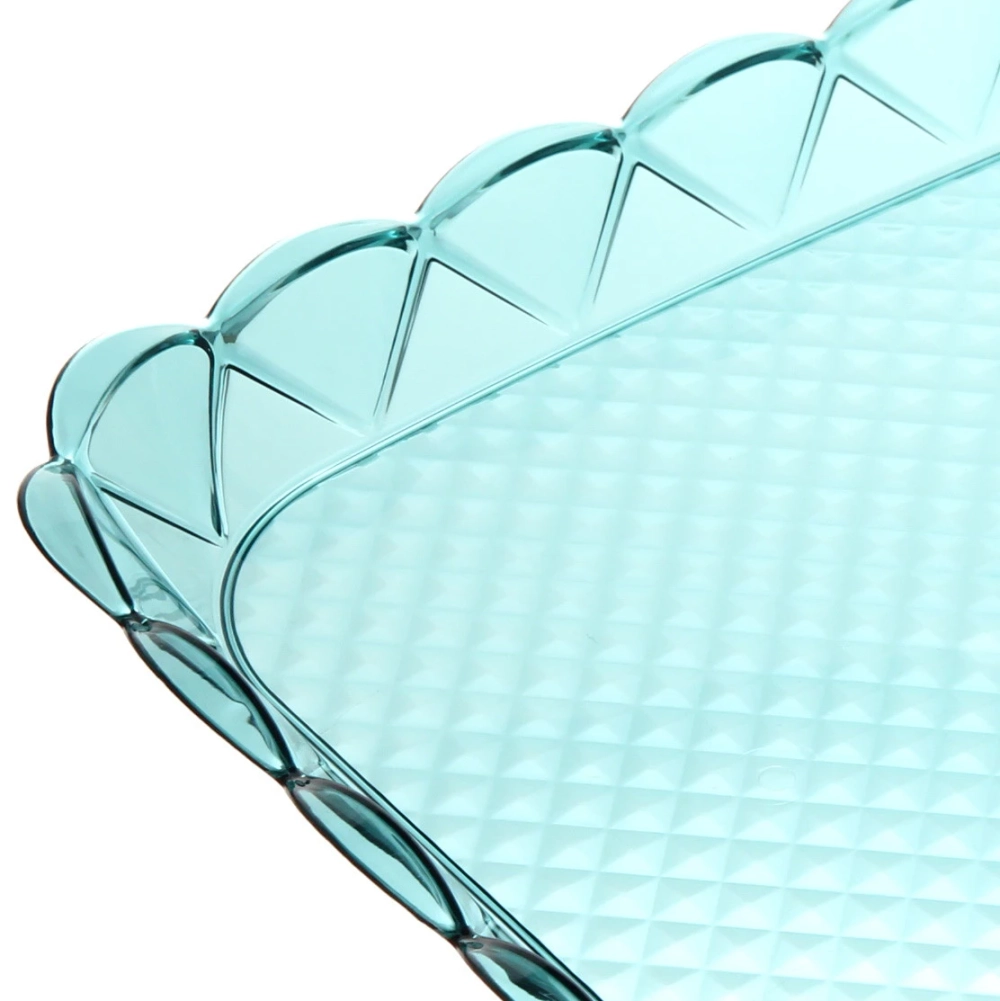 Поднос пластиковый «Морской прибой» 39*28*3см