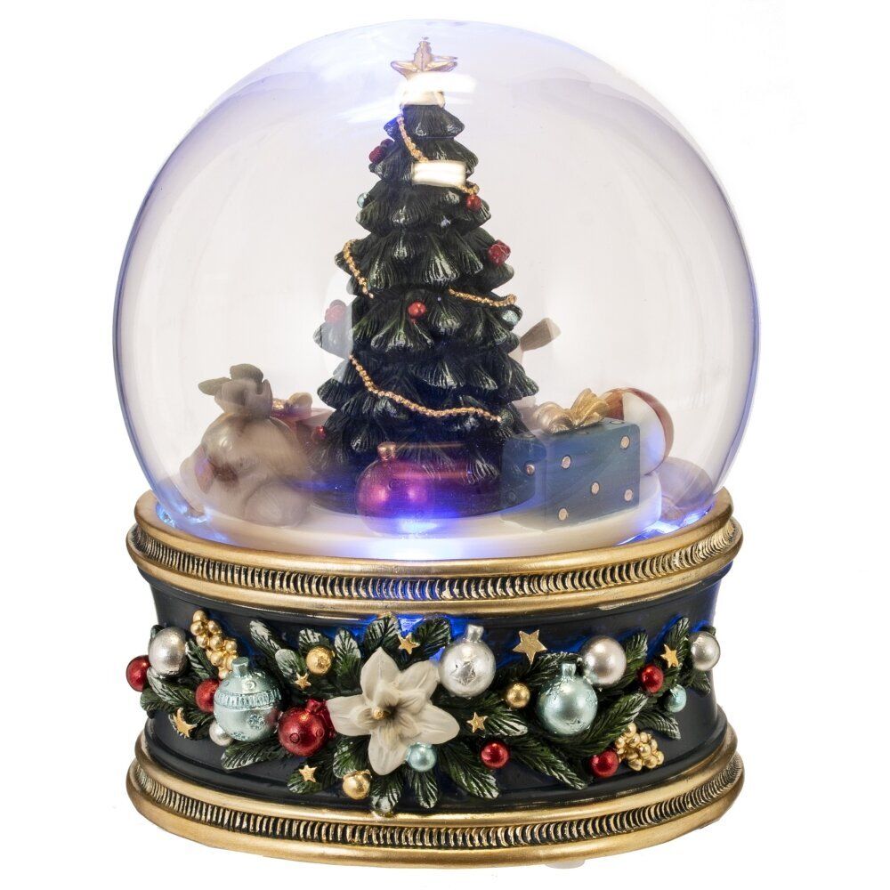 GAEM Фигурка декоративная "Рождество" в стекл шаре (муз, движ, ААх3,н/п), L11 W11 H14 см