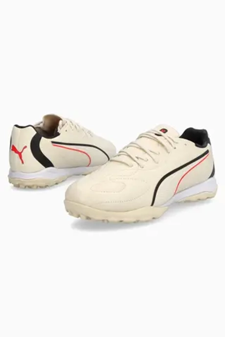 Сороконожки Puma King 20 Match TT Mid Junior - белый