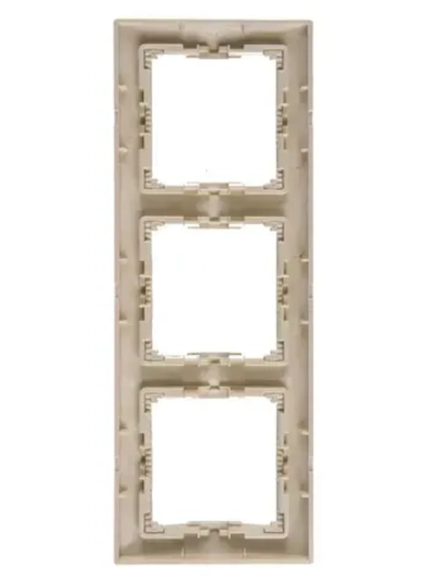 Розетки с заземлением 3 шт + рамка 3 поста Legrand valena 220В, 16А,цвет слоновая кость