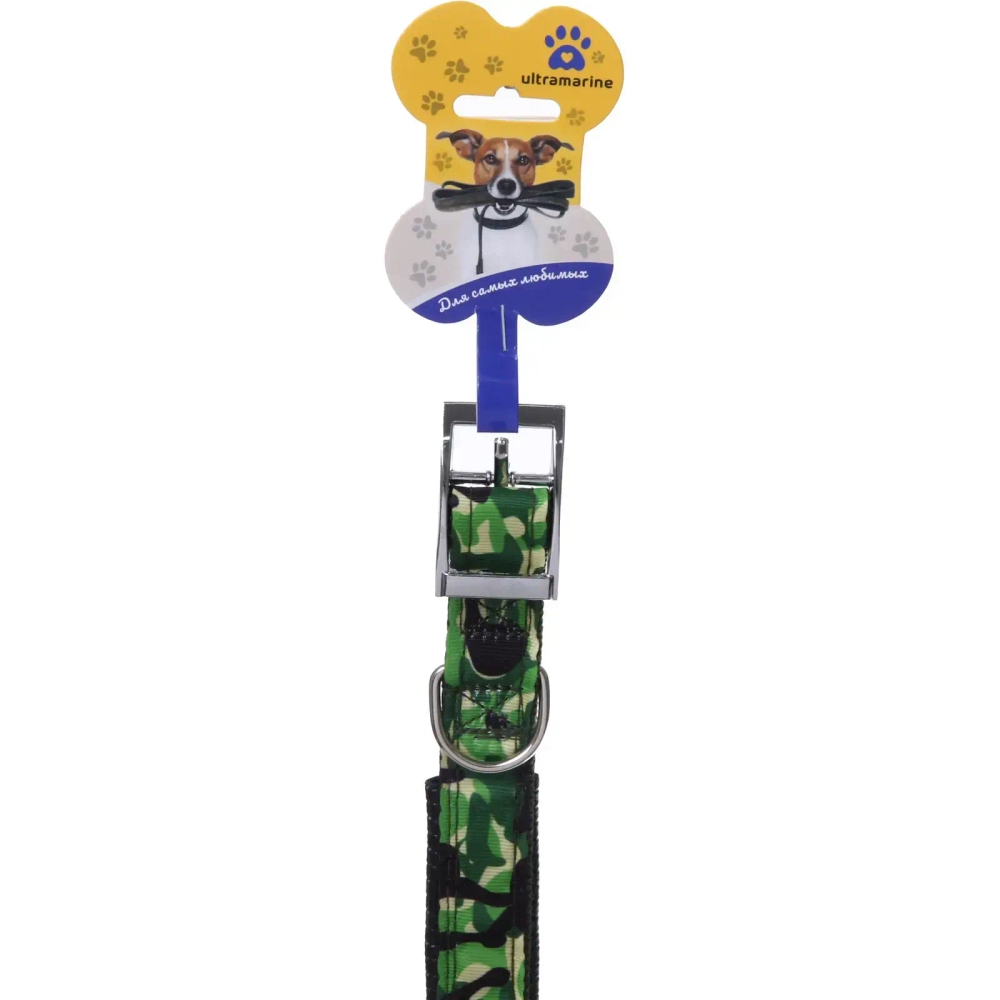 Ошейник для собак 2,5*54см «Zooland-Милитари» Ultramarine