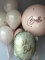 Воздушные шары на выписку для девочки №8876