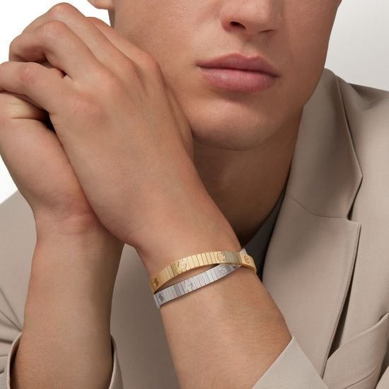 Браслет Cartier LOVE Unlimited Bracelet flexible в белом золоте