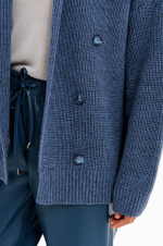 1948 Кардиган женский (дымчато-голубой)