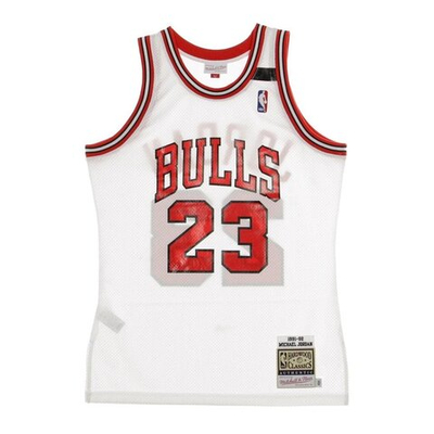 Футболка Mitchell&Ness Authentic Jersey Chicago Bulls Michael Jordan 23 White