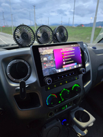 Магнитола в 10" рамку с экраном 9.2" QLED с крутилками - RedPower 850 PRO, Android 14, CarPlay, SIM-слот