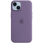 Силиконовый чехол с поддержкой MagSafe Apple Silicone Case для iPhone 14, Iris (Фиолетовый ирис)