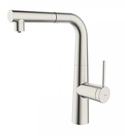 Смеситель для мойки Pure сатин IDDIS с вытяжным изливом