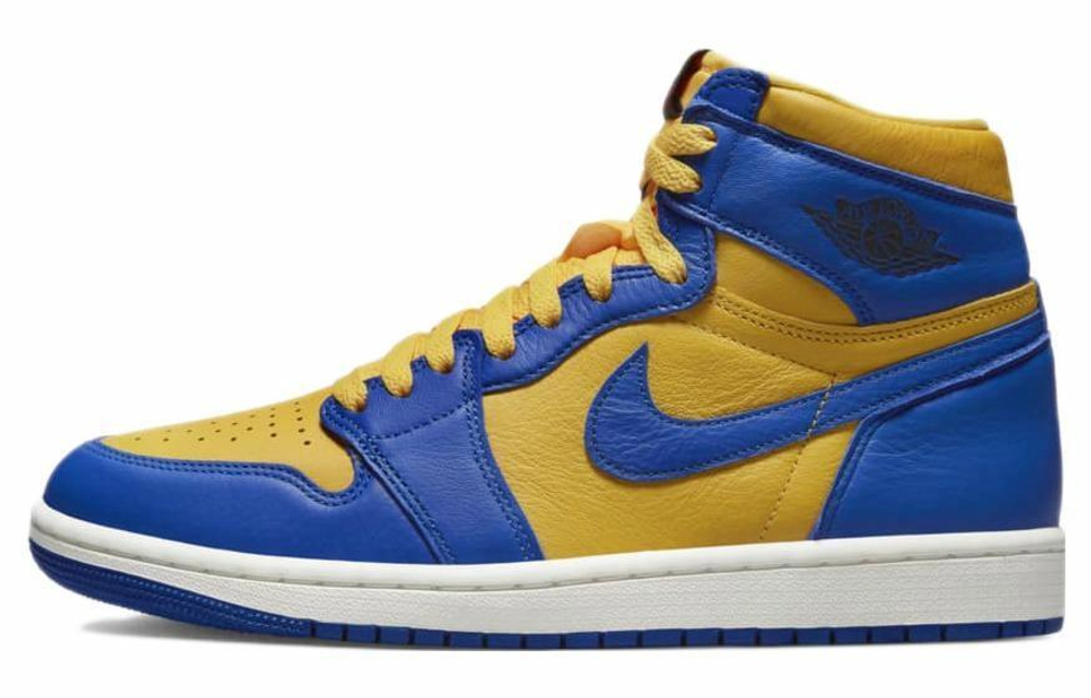 Кроссовки Jordan Air Jordan 1 High Og "Game Royal And Varsity Maize" (Женская размерная сетка)