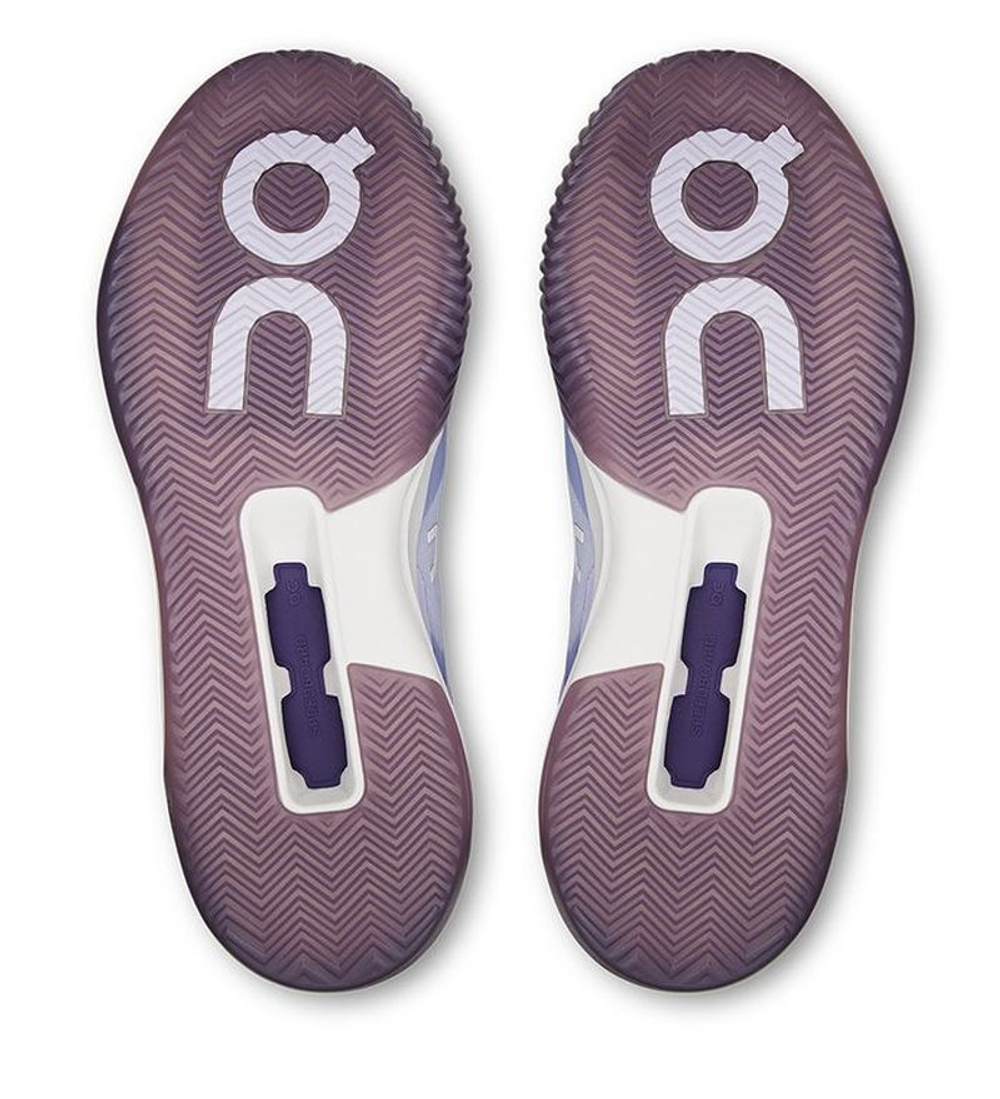 Женские теннисные кроссовки On The Roger Advantage Pro Clay - thistle/dewberry