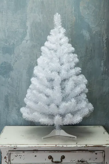 Искусственная елка Радужная белоснежная 90 см., мягкая хвоя ПВХ, ЕлкиТорг (17090)