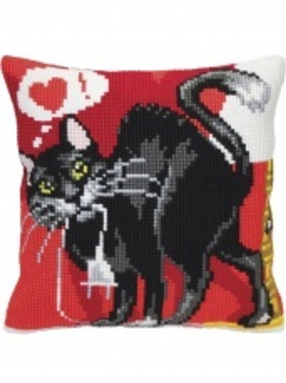 Набор для вышивания подушки  бренда Collection D'Art - отличный выбор как для юных мастериц, так и д