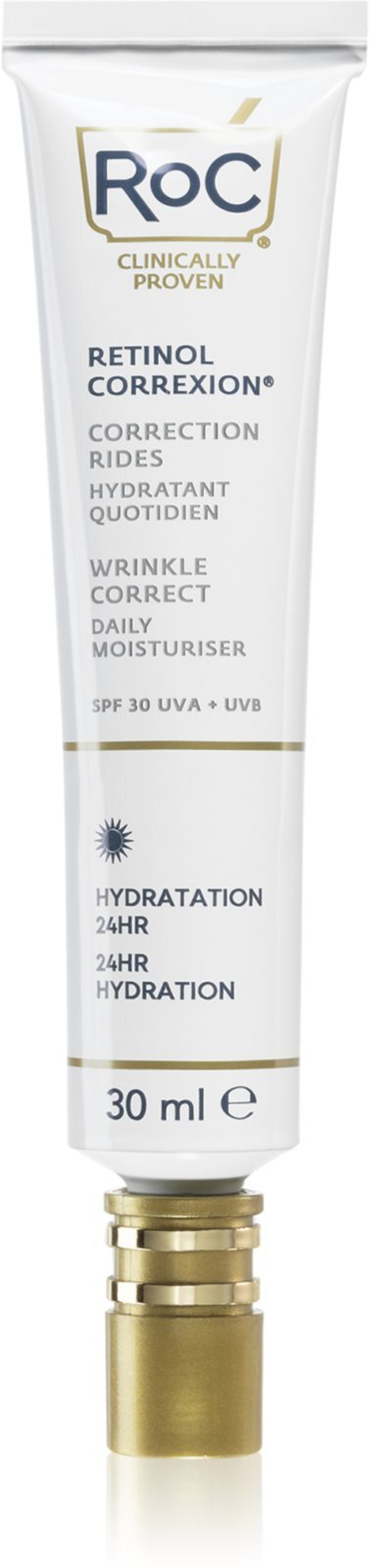 RoC Retinol Correxion Wrinkle Correct Daily Moisturiser - Антивозрастной увлажняющий дневной крем SPF 30 /   30  ml  / GTIN 1210000800039