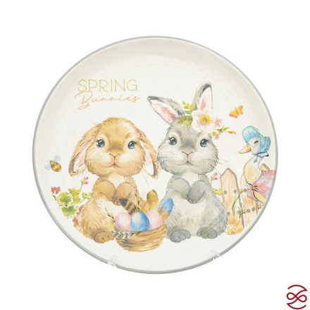Тарелка Royal Classics Spring Bunnies 25,8*2,7 см