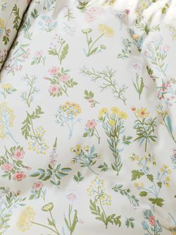 Постельное белье перкаль Сказка "Ботаника" евро  Наволочка 50х70 см 2 шт Простынь на резинке 180x200 см Пододеяльник 200x215 см