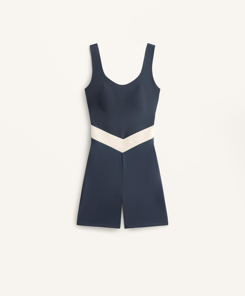 Oysho Короткий комбинезон Perfect-Adapt, синий