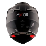 Шлем AXOR X-CROSS DUAL VISOR-E SC, с визором, цвет матовый черный (XL)