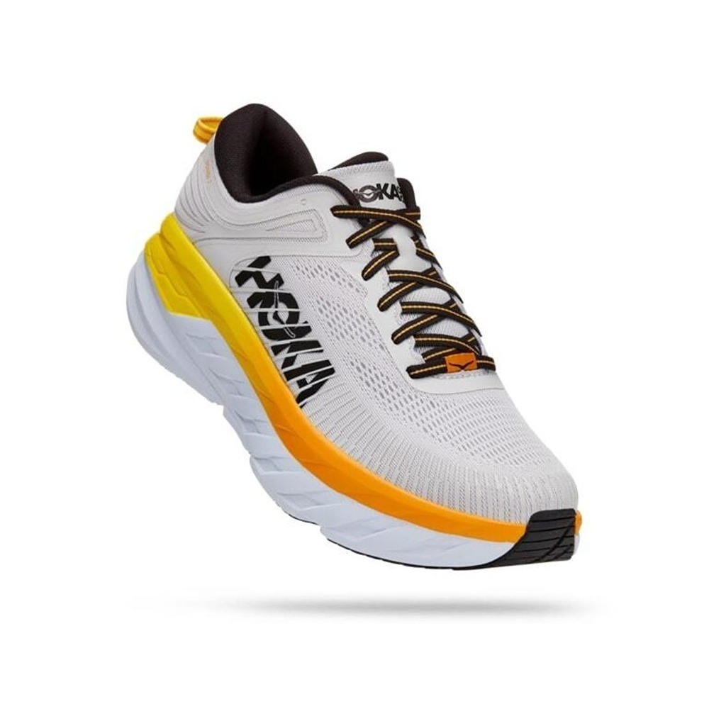 Кроссовки мужские HOKA M BONDI 7 Nimbus Cloud / Radient Yellow