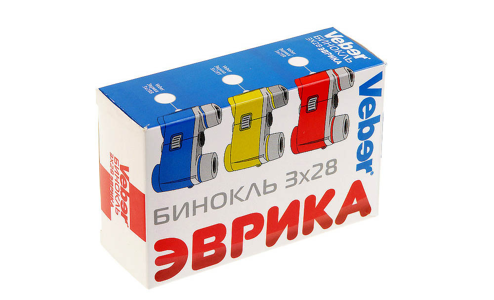 Детский бинокль Veber Эврика 3х28R [27216]