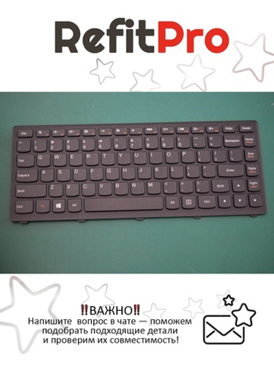 Клавиатура для Ноутбука Lenovo LenovoS400 / M30-70 раскладка - английская, черная (25208714)