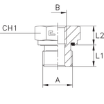 Соединение PFE BSP 1" BSP 1.1/4"