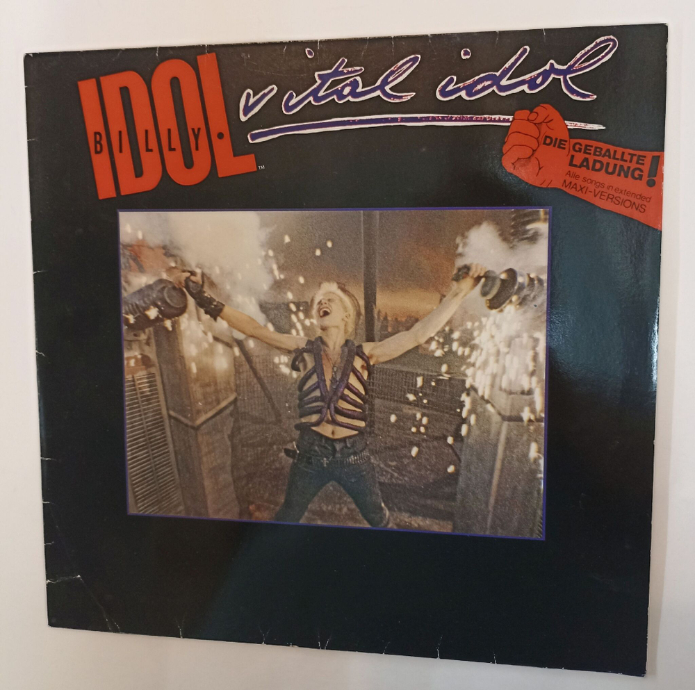 Винтажная виниловая пластинка LP Billy Idol Vital Idol (Germany 1985)