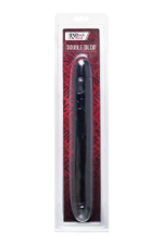 Двусторонний фаллоимитатор Black & Red by TOYFA, ПВХ, чёрный, 31 см