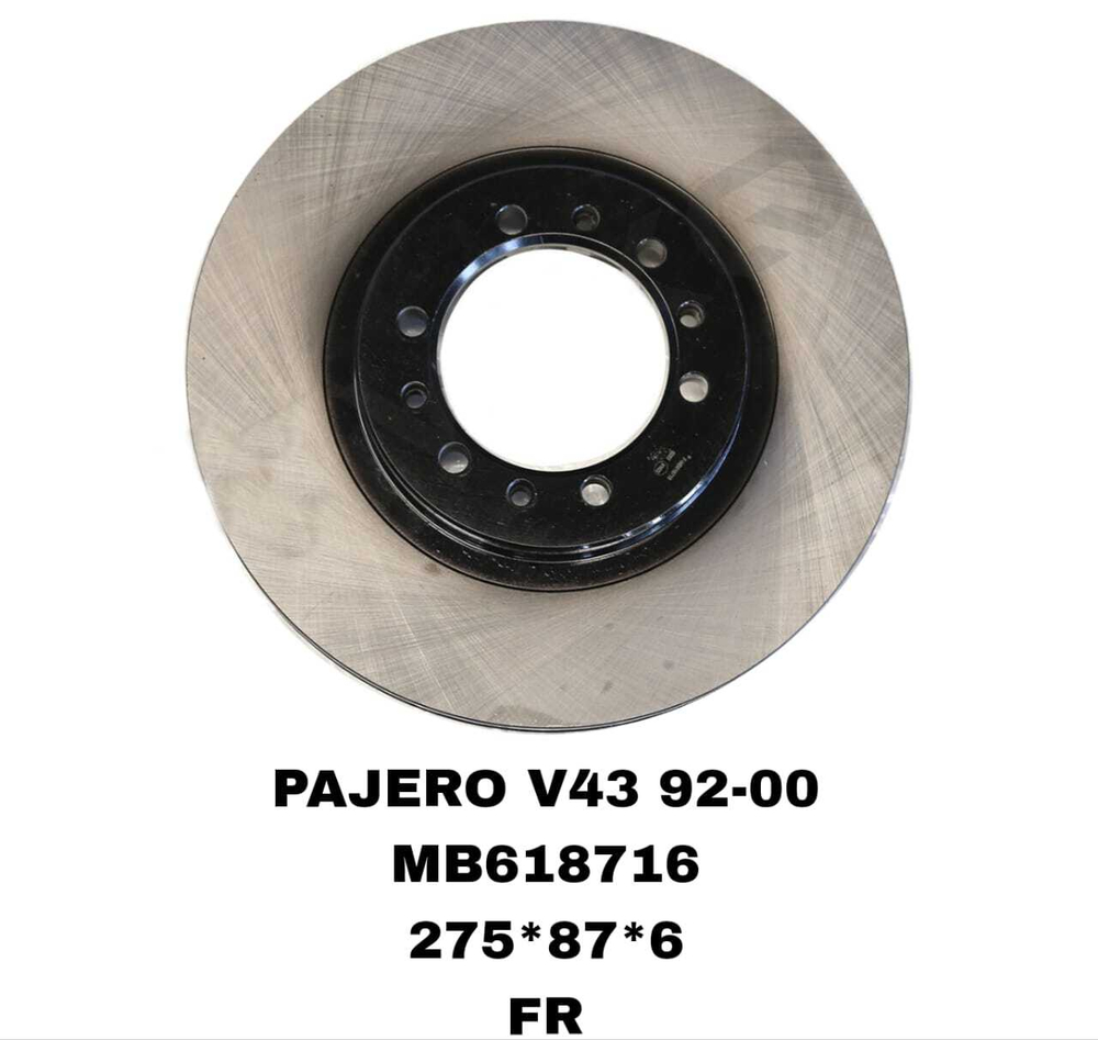 ТОРМОЗНЫЕ ДИСКИ PAJERO V43 1991-1999 L200 -05,CHELENGER 92- \FR