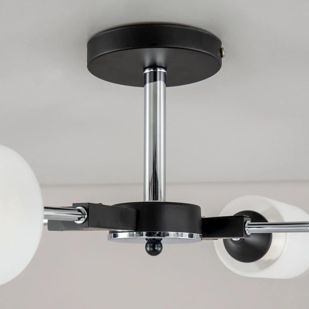 Citilux Эрик CL136145 Люстра потолочная Чёрная