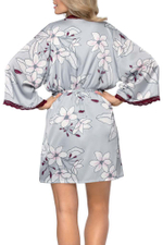 Халат Aurora с длинным рукавом (Размер: L) (Цвет: серый)