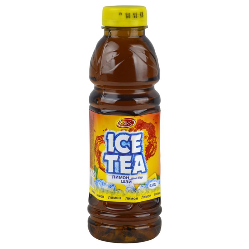 Чай RIKS ICE TEA черный Лимон 0,5 л/бут 12 бут/кор