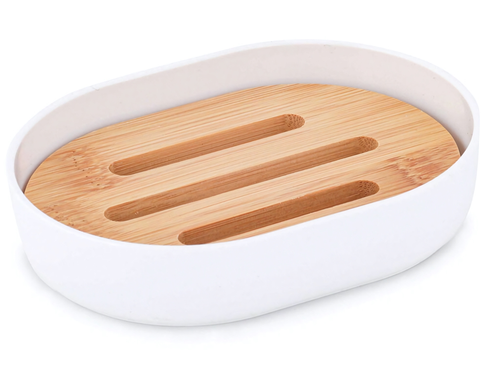 Мыльница "Бамбук" (белый)