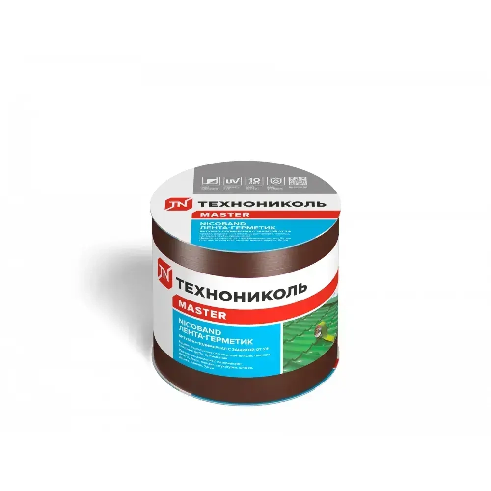 NICOBAND самоклеющаяся герметизирующая лента, коричневый 3м х 10 см