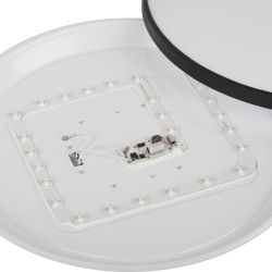 Светильник потолочный светодиодный ЭРА Классик без ДУ SPB-6 Slim Base BK 45W-5K 5000К