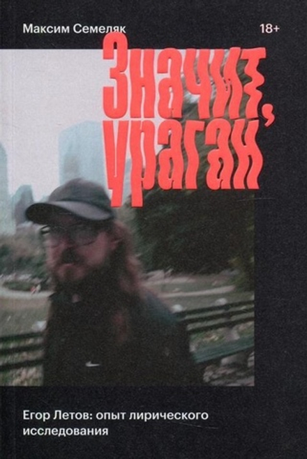 Книга Значит, ураган. Егор Летов: опыт лирического исследования