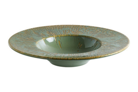 Тарелка для пасты d=280 мм. 400 мл. Снэл Зеленый чай