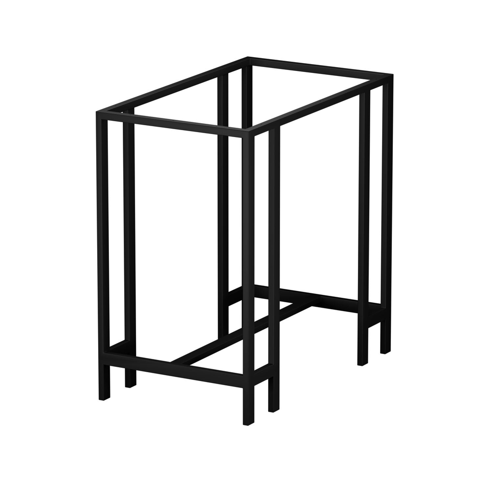 Подстолье №4, прямоугольное, 119х69х118.2см, черное, п.т. 5х2.5см