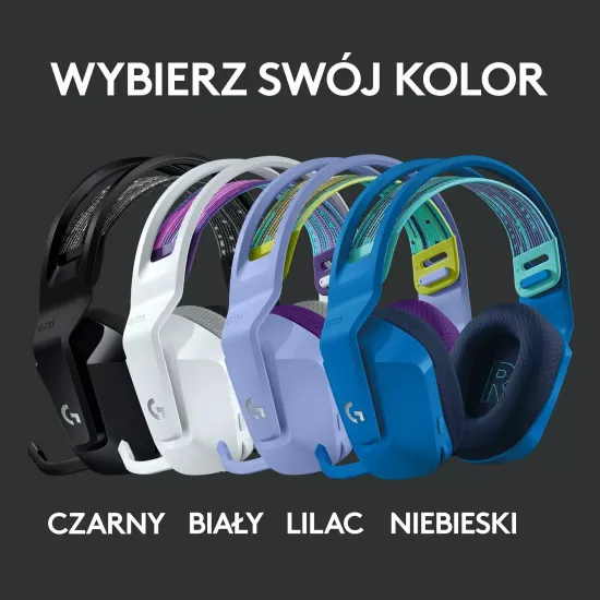 Беспроводная компьютерная гарнитура Logitech G G733 LightSpeed, blue