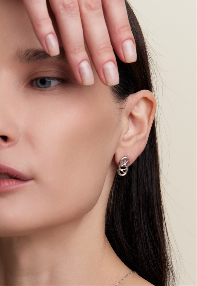 Серьги из серебра