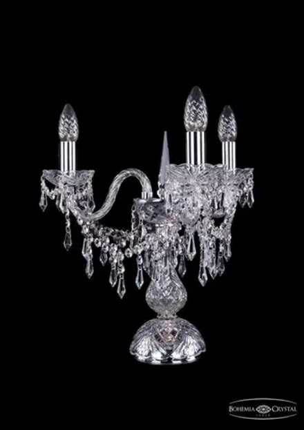 Декоративная настольная лампа Bohemia Ivele 1403L/3/141-39/Ni