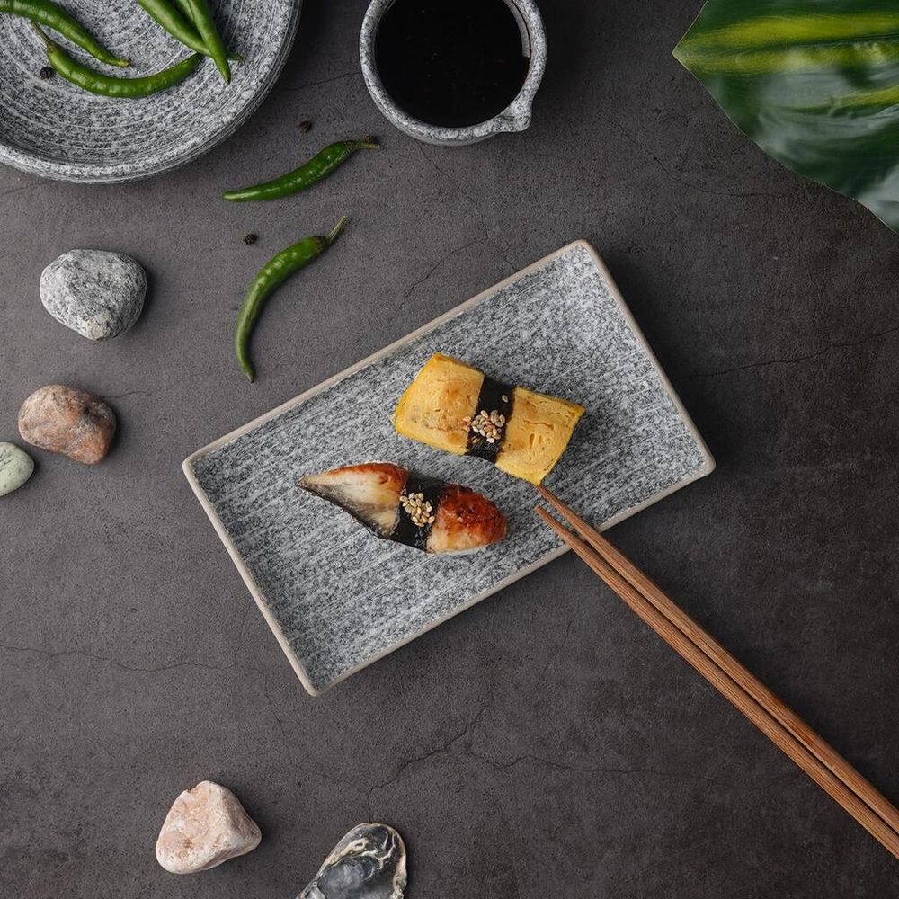 Блюдо прямоугольное 17,5*10*2,6 см с бортами Side Up2 Stone Untouched Taiga P.L. Proff Cuisine [1]