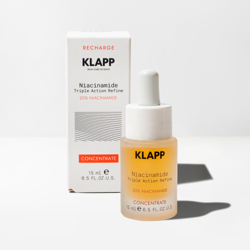 KLAPP Концентрат для лица -NIACINAMIDE Triple Action Refine, 15 мл