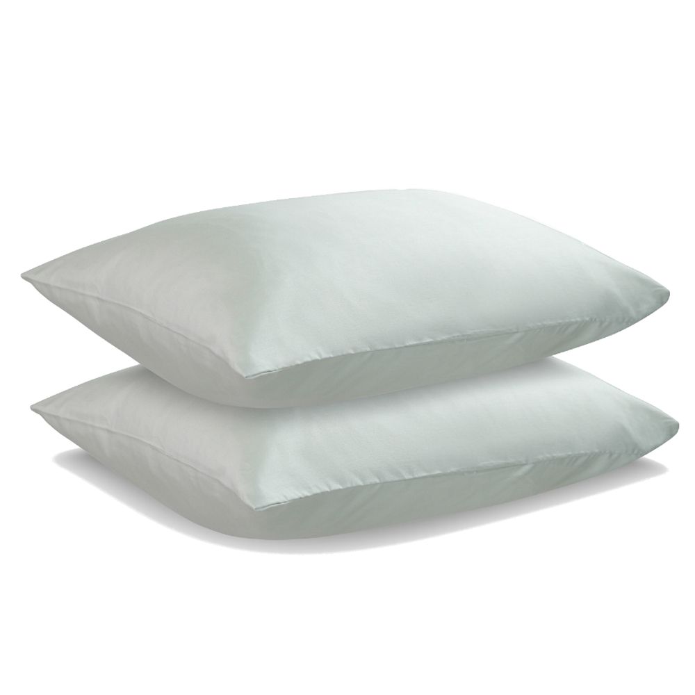 Набор из двух наволочек из сатина мятного цвета из коллекции wild, 50х70 см