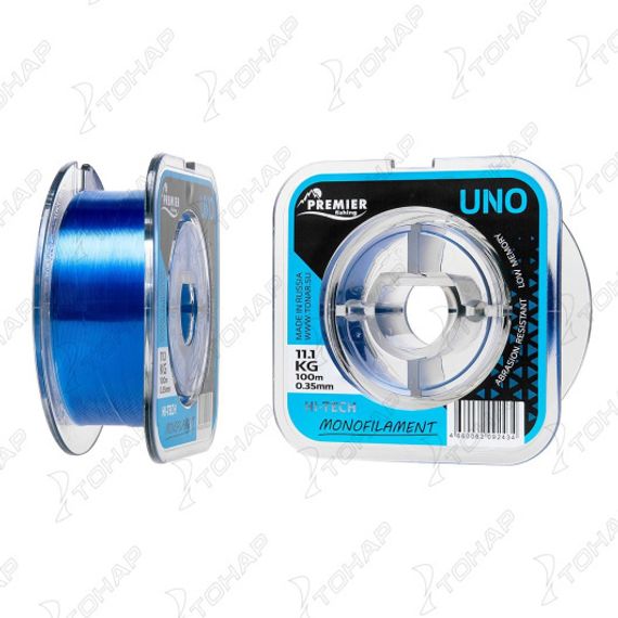 Леска UNO 0,35mm/100m Blue Nylon (PR-U-B-035-100) Premier Fishing