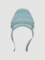 Велюровый чепчик Mjölk Baby Blue