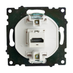 Розетка HDMI 2.1, Type A (механизм), STEKKER GLS00-7118-01, серия Катрин, белый 50058