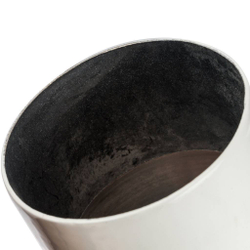 STOUT Элемент дымохода  горизонтальный Ø80  п/м с патрубком для отвода конденсата, лого