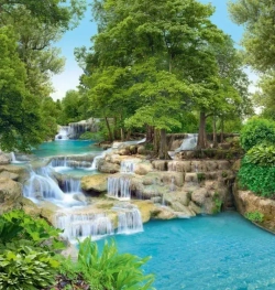 Мелодия воды "Люкс"фотообои "ТП"6л. 194х204см