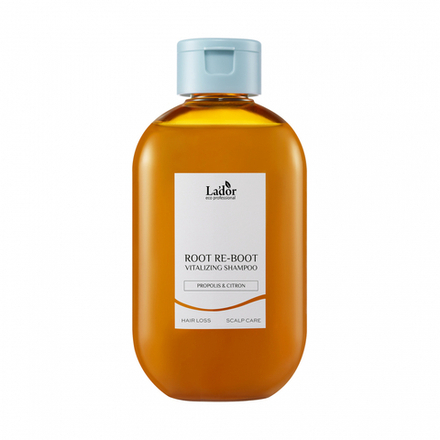 La'dor ROOT RE-BOOT VITALIZING SHAMPOO PROPOLIS&CITRON Шампунь для восстановления корней волос с прополисом и цитроном 300мл